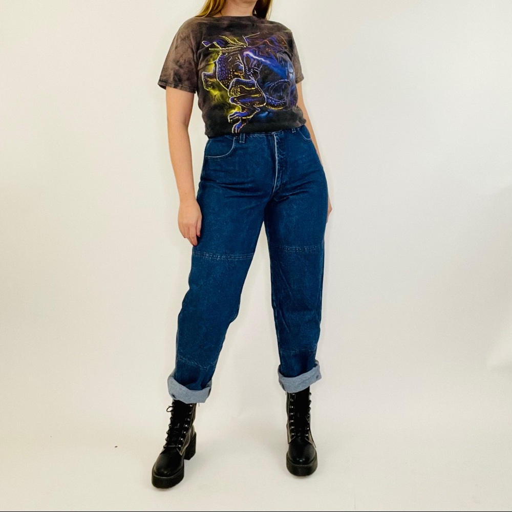 Draggin Vintage High Rise Lined Motorcycle Jeans
